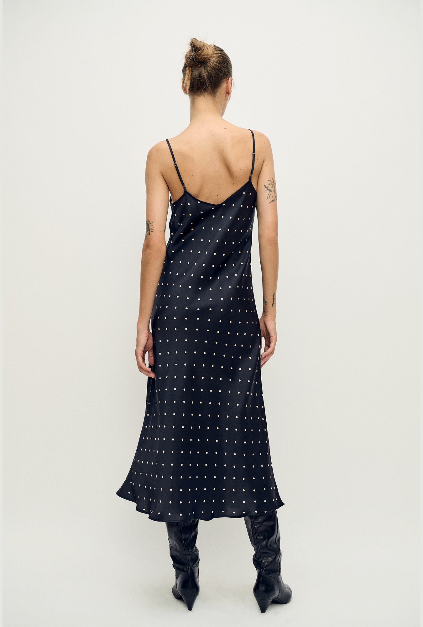 Silk Laundry 90s Slip Dress (Small Polka Dot)