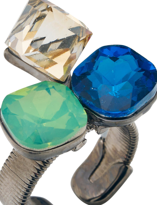 Image of Rings. Productname: Colette STATEMENT STONE CLUSTER RING in Print colour by brand - Colette