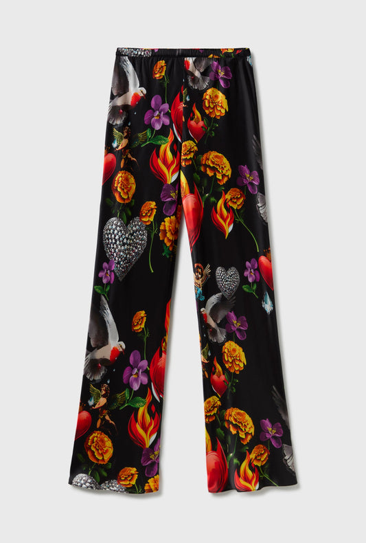 Silk Laundry BIAS CUT PANTS (Dearly Beloved Black)