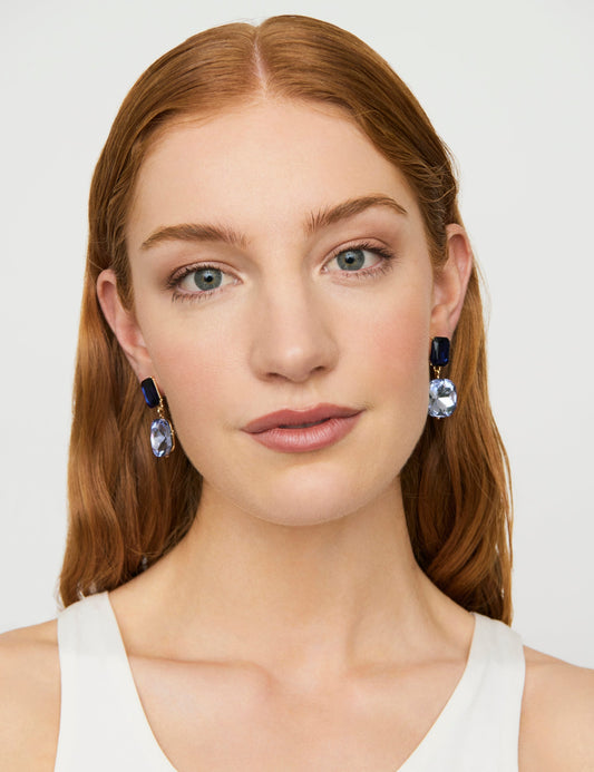 Image of Earrings. Productname: GLIMMER DROP EARRING in Print colour by brand - Colette