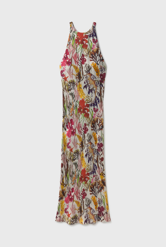 Silk Laundry High Low Dress (Planktonic)