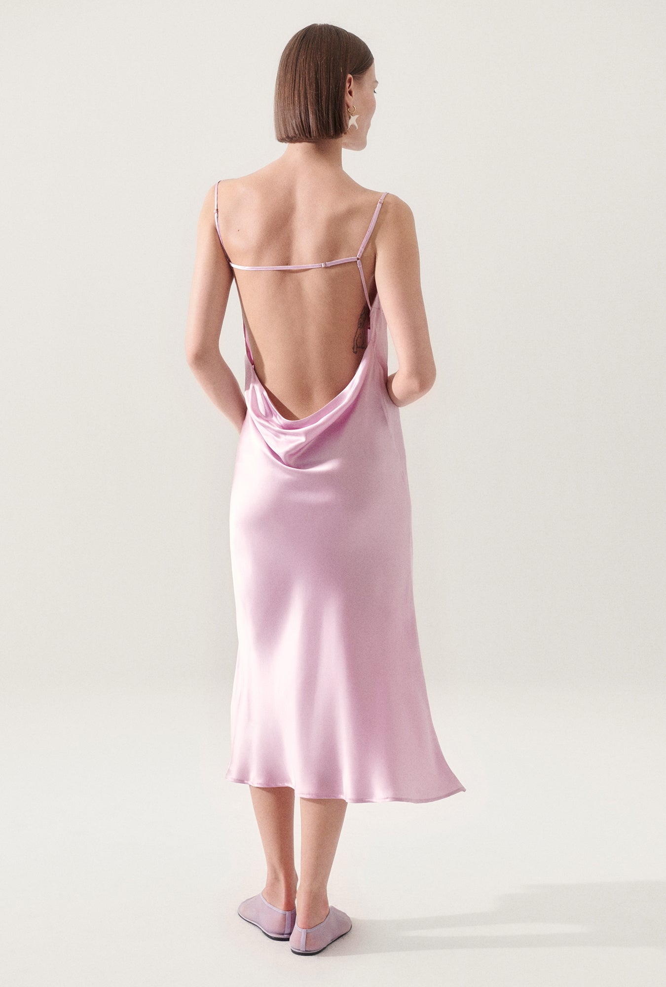 Silk Laundry Carrie Dress (Lilac)