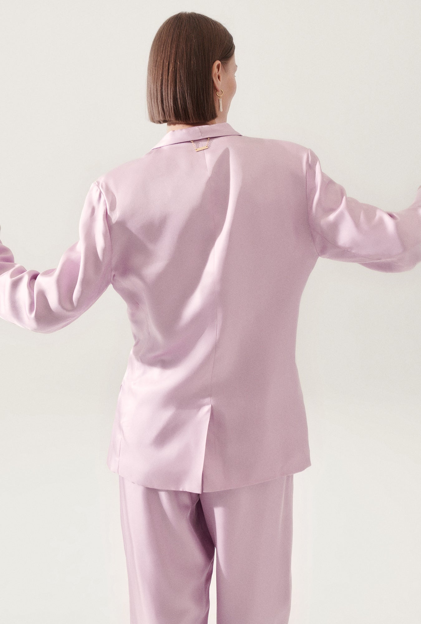 Silk Laundry Twill Miami Blazer (Lilac)