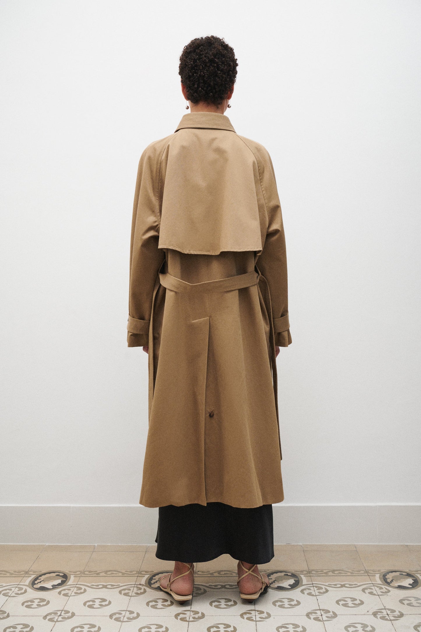 Silk Laundry The Trench (Tan)