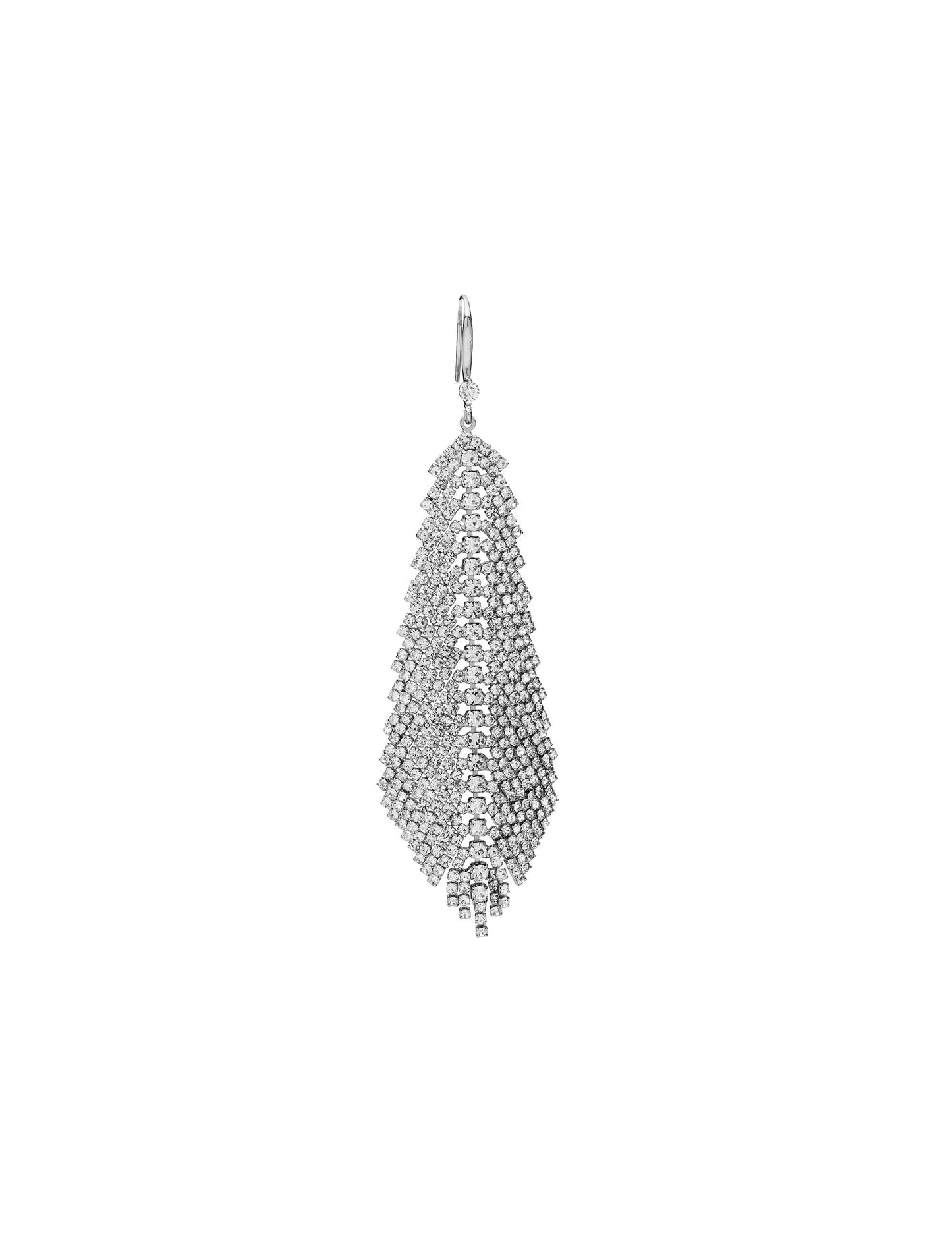 GROUP48 FEATHER STONE STATEMENT EARRING (Print)
