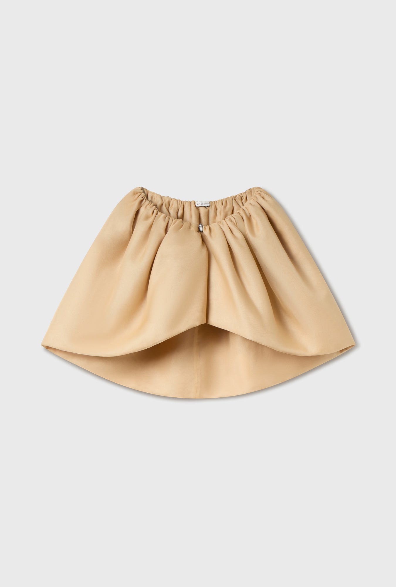 Silk Laundry Organza Cape (Beige)