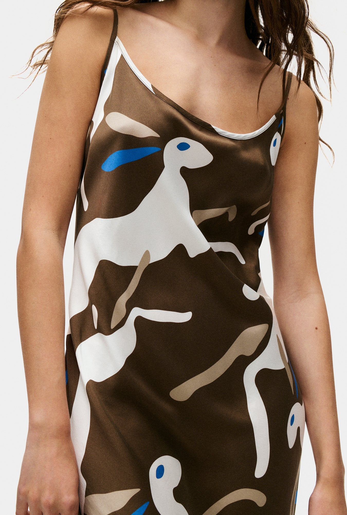 Silk Laundry 1996 Dress (Rabbit Dark Earth)