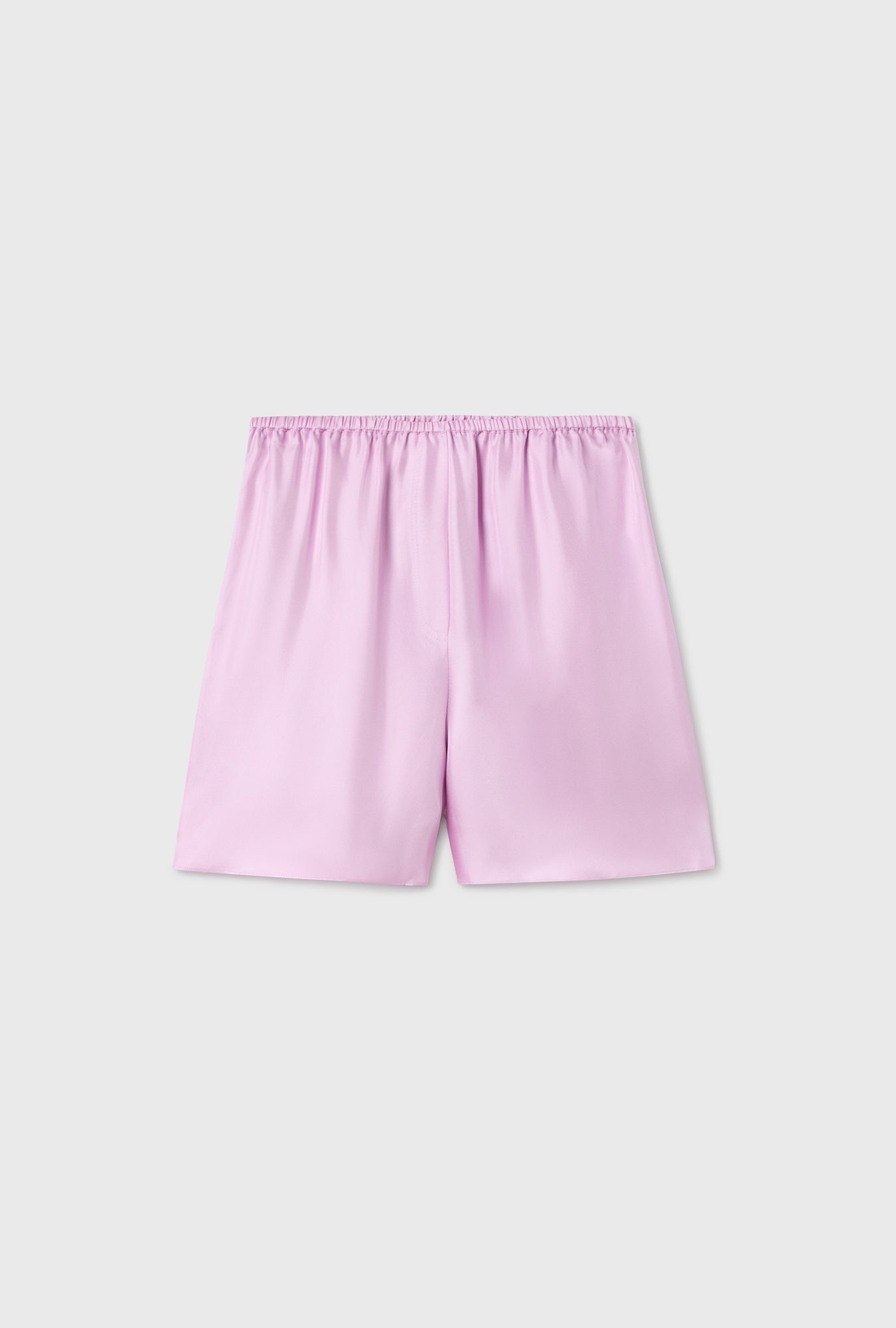 Silk Laundry Twill Racer Shorts (Lilac)