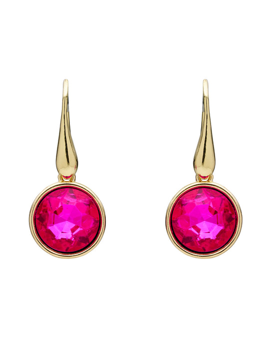 Colette SINGLE COLOUR HOOK EARRING (Pink)