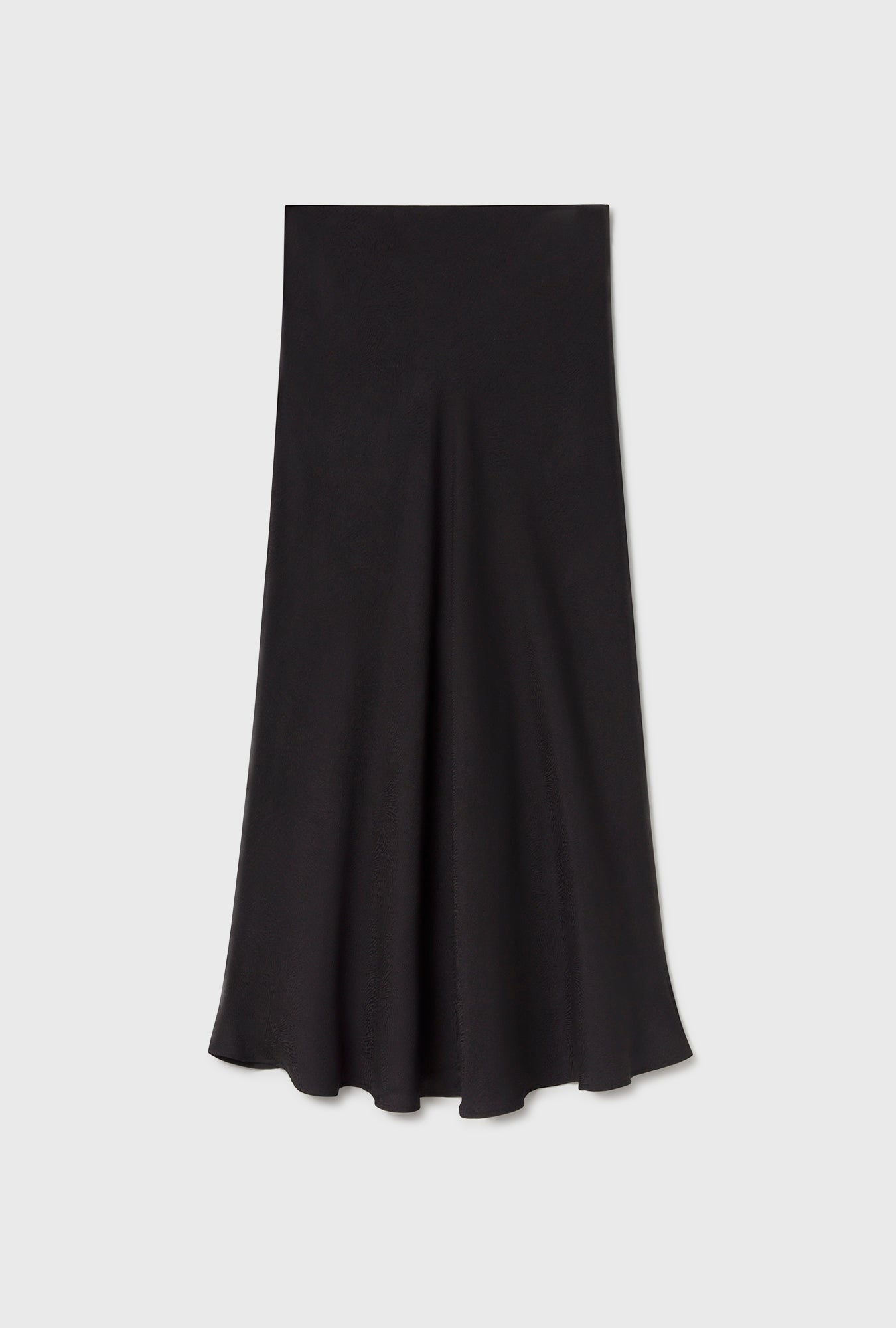 Silk Laundry Long Bias Cut Skirt (Coral Jacquard)