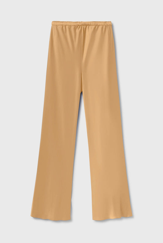 Silk Laundry Bias Cut Pants (Cowrie)