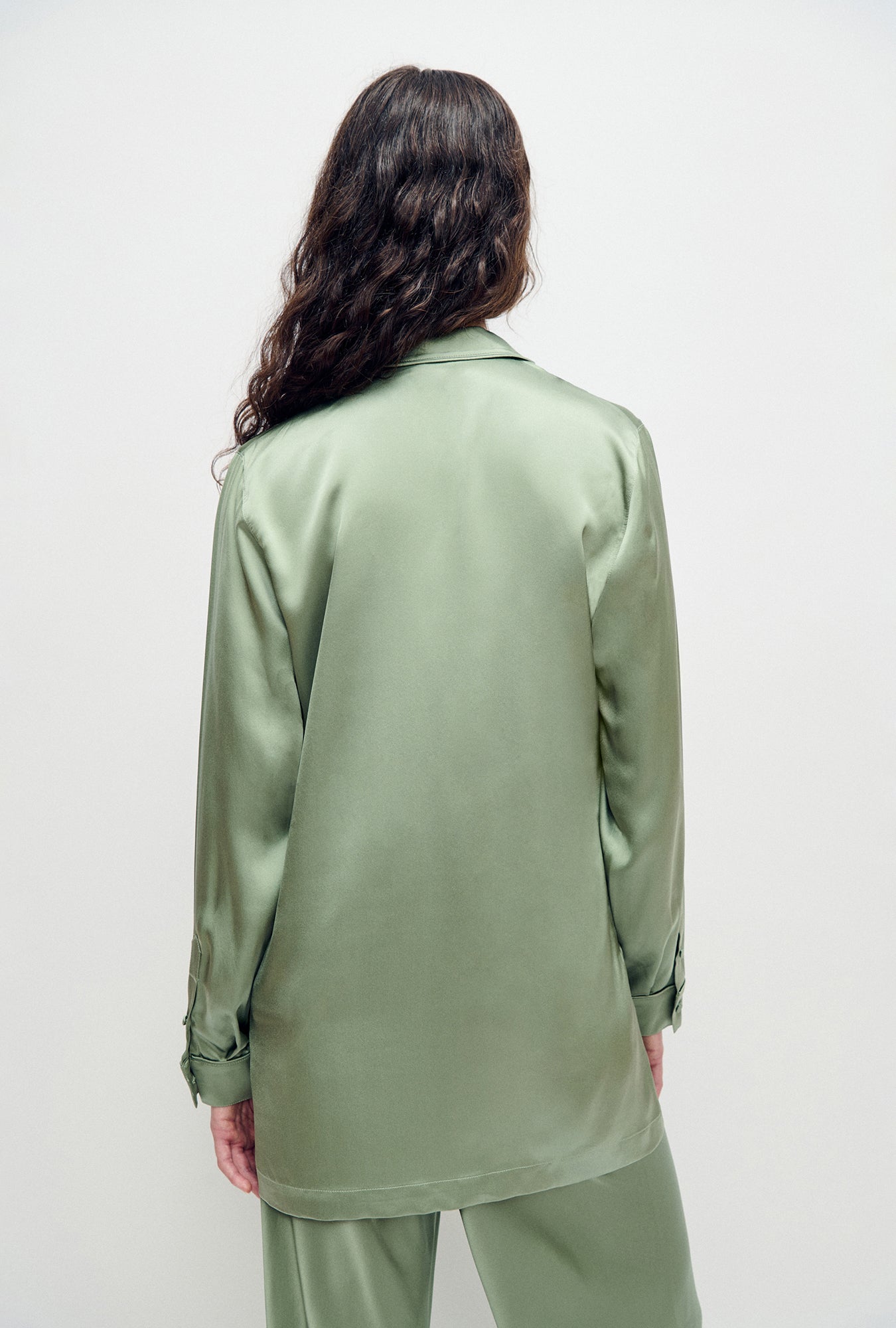 Silk Laundry Relaxed Blazer (Moonshine)