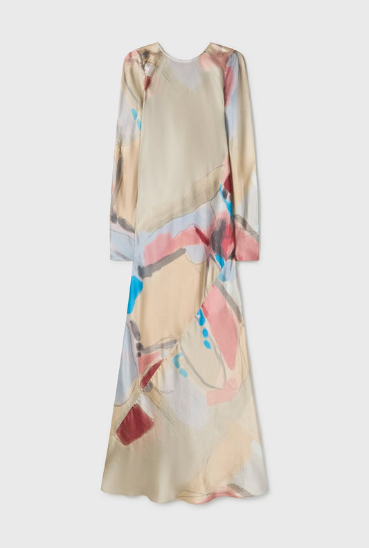 Silk Laundry Sienna Dress (Expressionist)