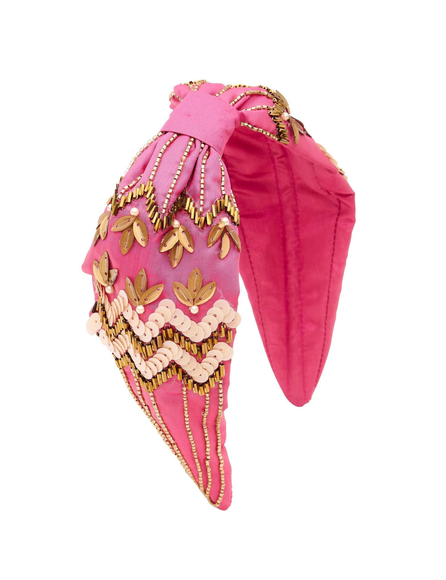 GROUP48 SEQUIN EMBELLISHED SOFT FORM HEADBAND (Print)