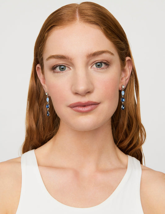 Image of Earrings. Productname: Colette CASCADE DROP EARRING in Print colour by brand - Colette