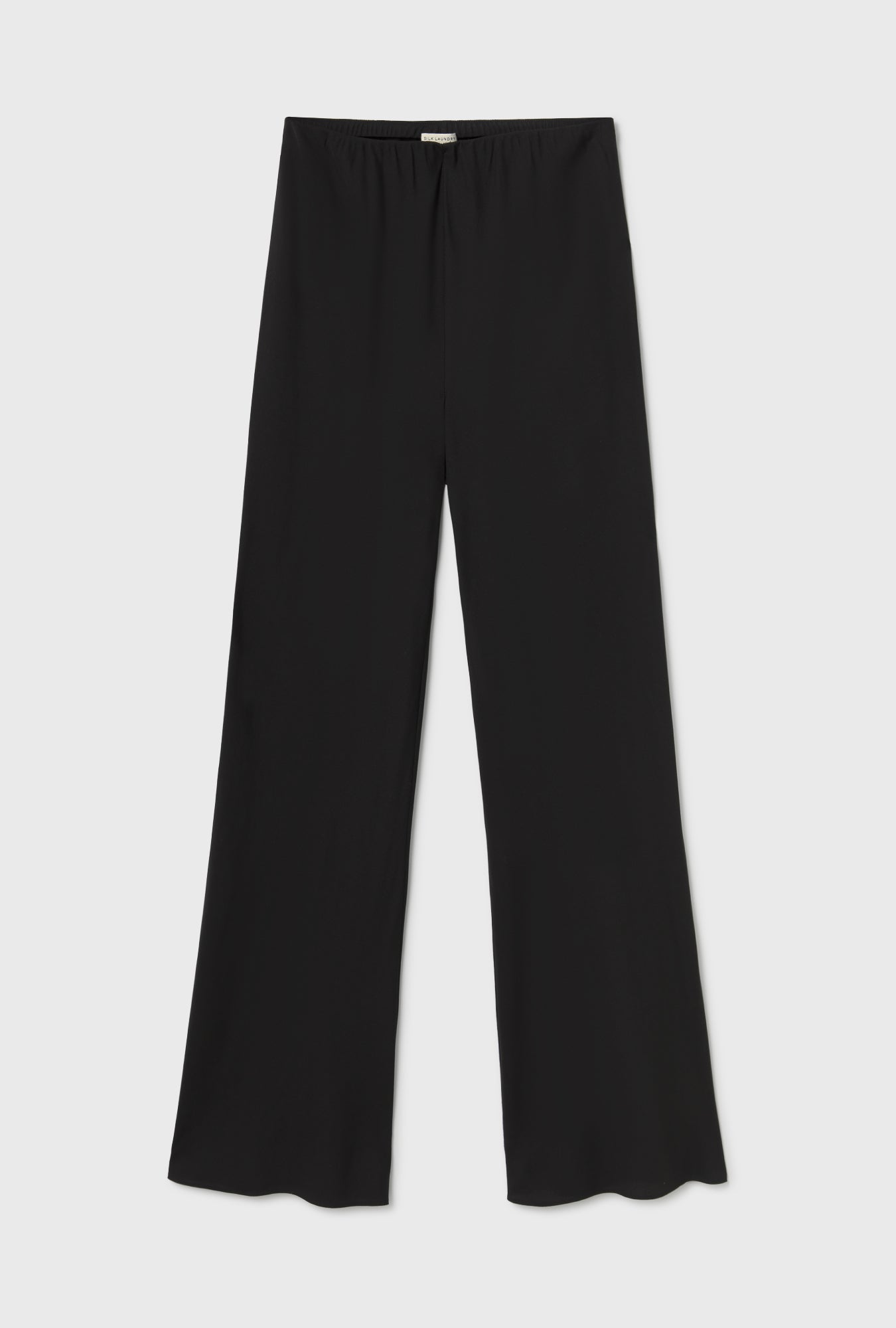 Laundry Wool Silk Wide Legged Bias Cut Pants (Black)