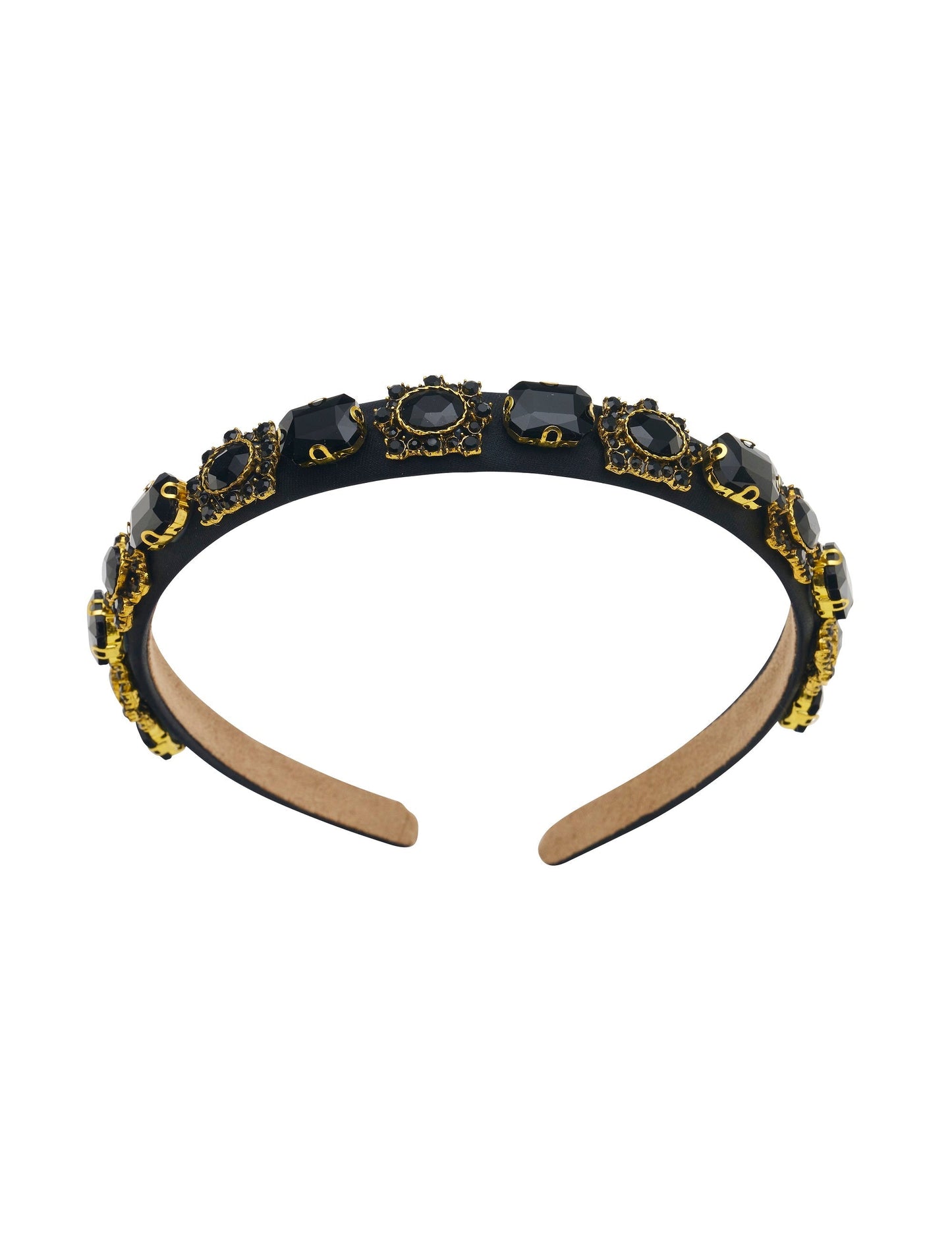 GROUP48 JEWEL BOX STONE NARROW HEADBAND (Print)