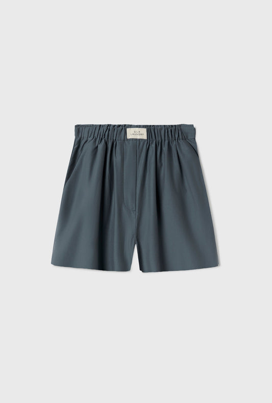 Cotton Silk Boxers (Slate)