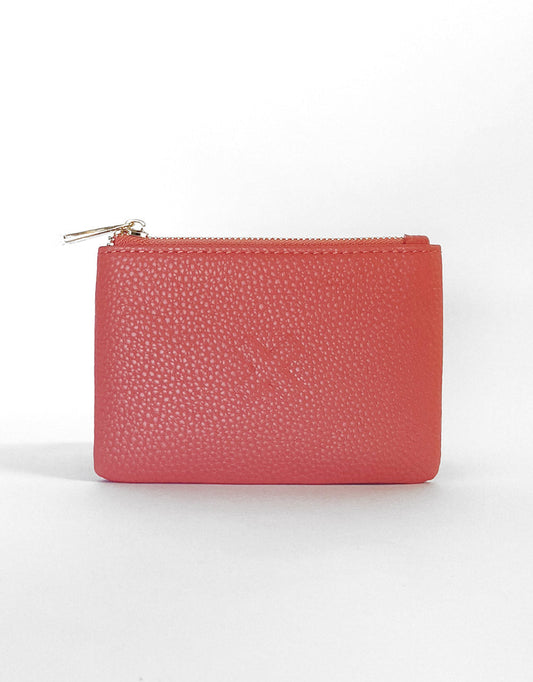 Image of Accessories. Productname: Mia Coin Purse - in Coral colour by brand - White & Co.