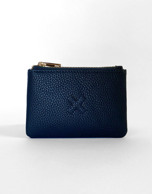 Image of Accessories. Productname: Mia Coin Purse - in Navy colour by brand - White & Co.