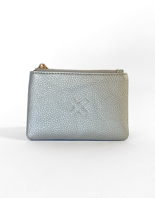 Image of Accessories. Productname: Mia Coin Purse - in Silver colour by brand - White & Co.