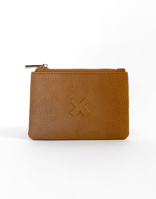 Image of Accessories. Productname: Mia Coin Purse - in Tan colour by brand - White & Co.