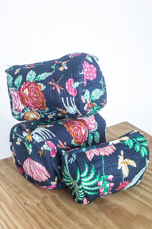 Image of Bags. Productname: Midnight Garden Toiletry Bag Set in Set colour by brand - Kabana