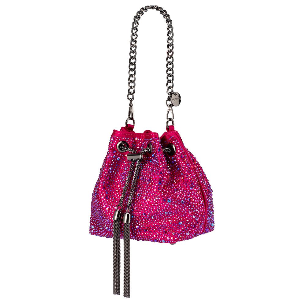 Olga Berg MIKA Crystal Pouch (Fuchsia)