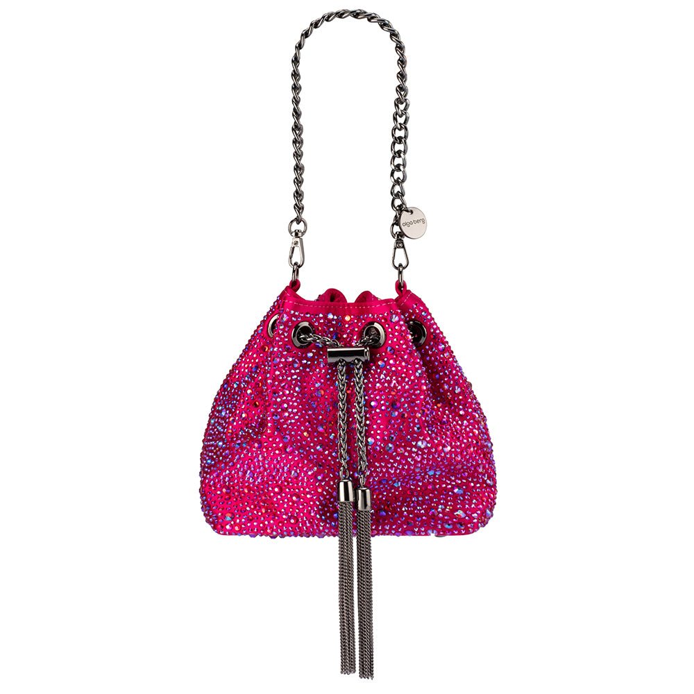 Olga Berg MIKA Crystal Pouch (Fuchsia)