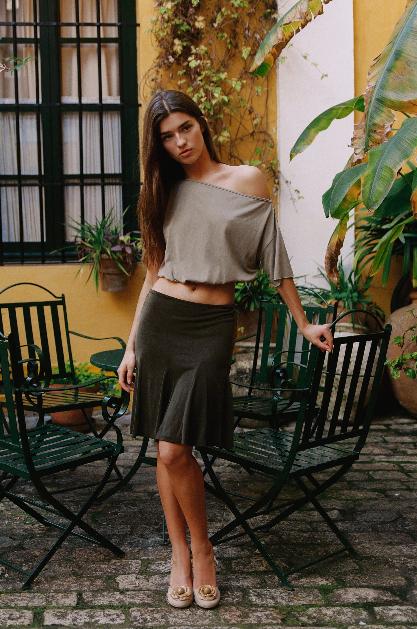 Mimi Skirt (Khaki)
