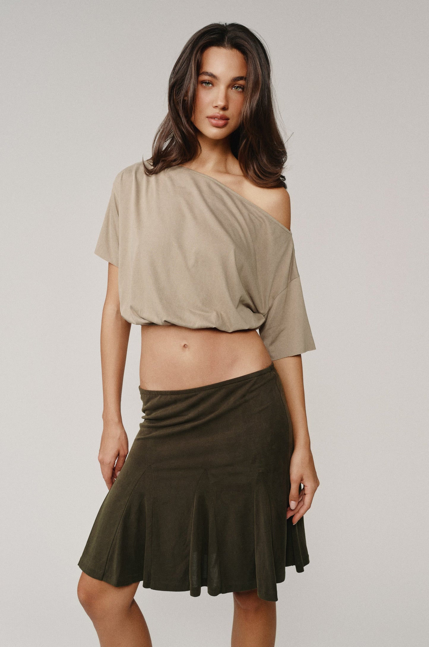 Mimi Skirt (Khaki)