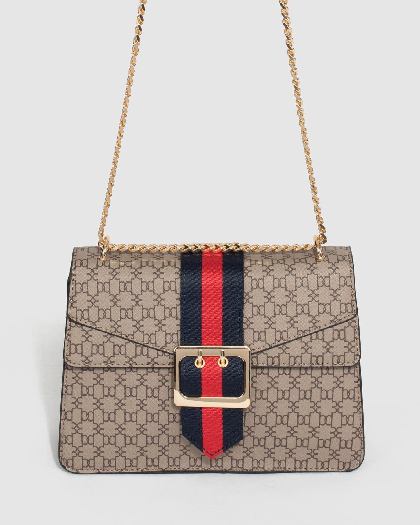 Colette by Colette Hayman Buckle Crossbody Bag (Monogram)