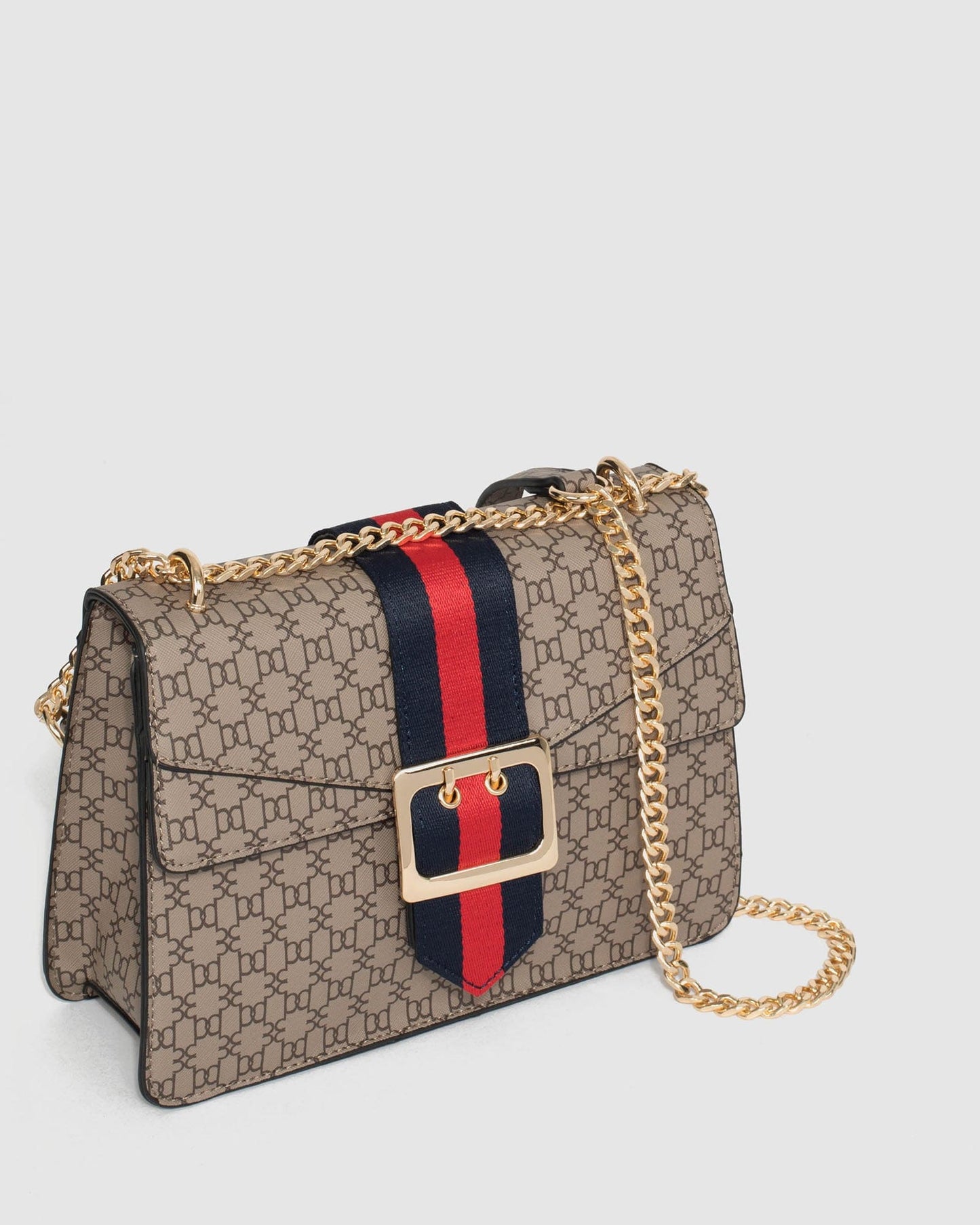 Colette by Colette Hayman Buckle Crossbody Bag (Monogram)
