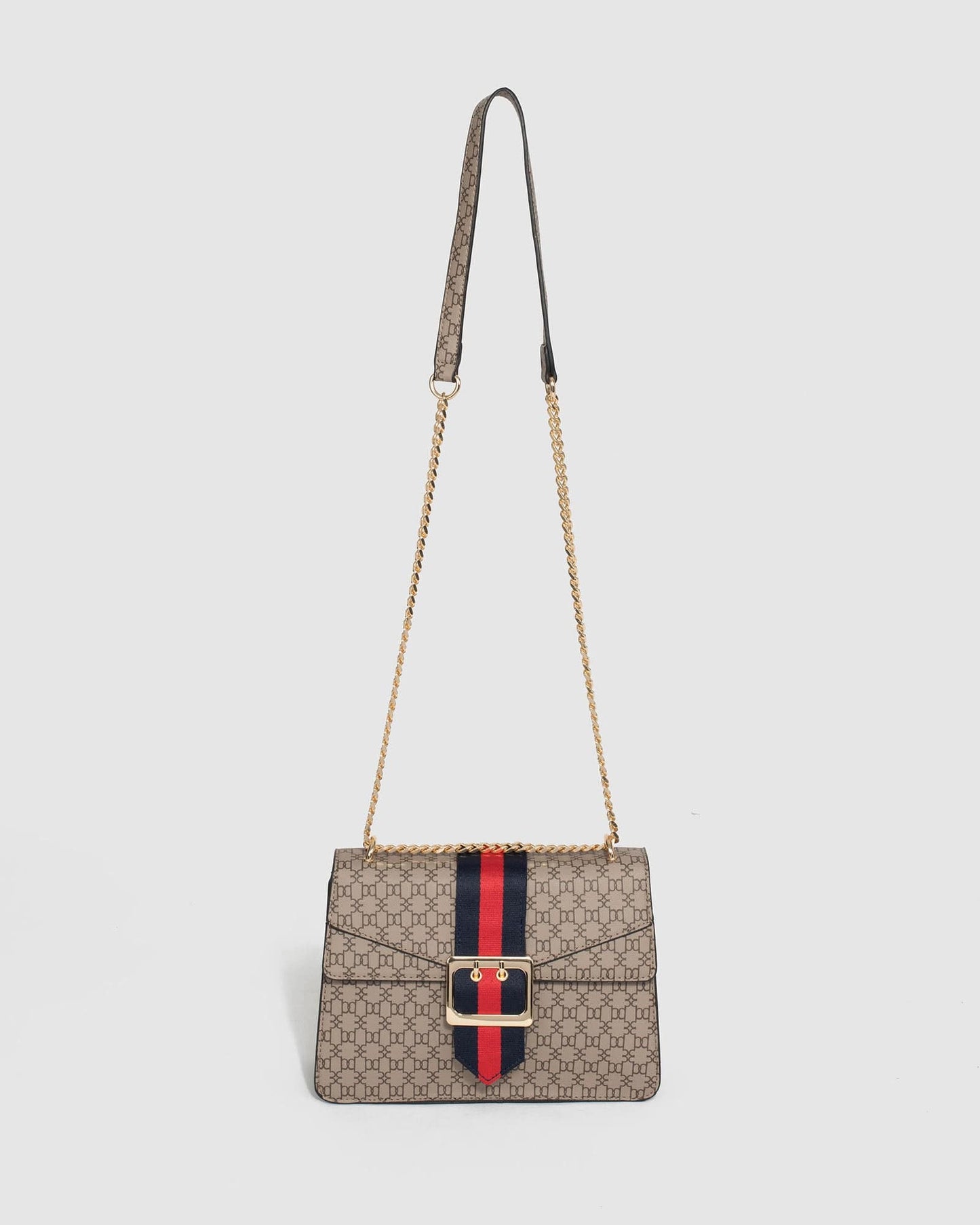 Colette by Colette Hayman Buckle Crossbody Bag (Monogram)