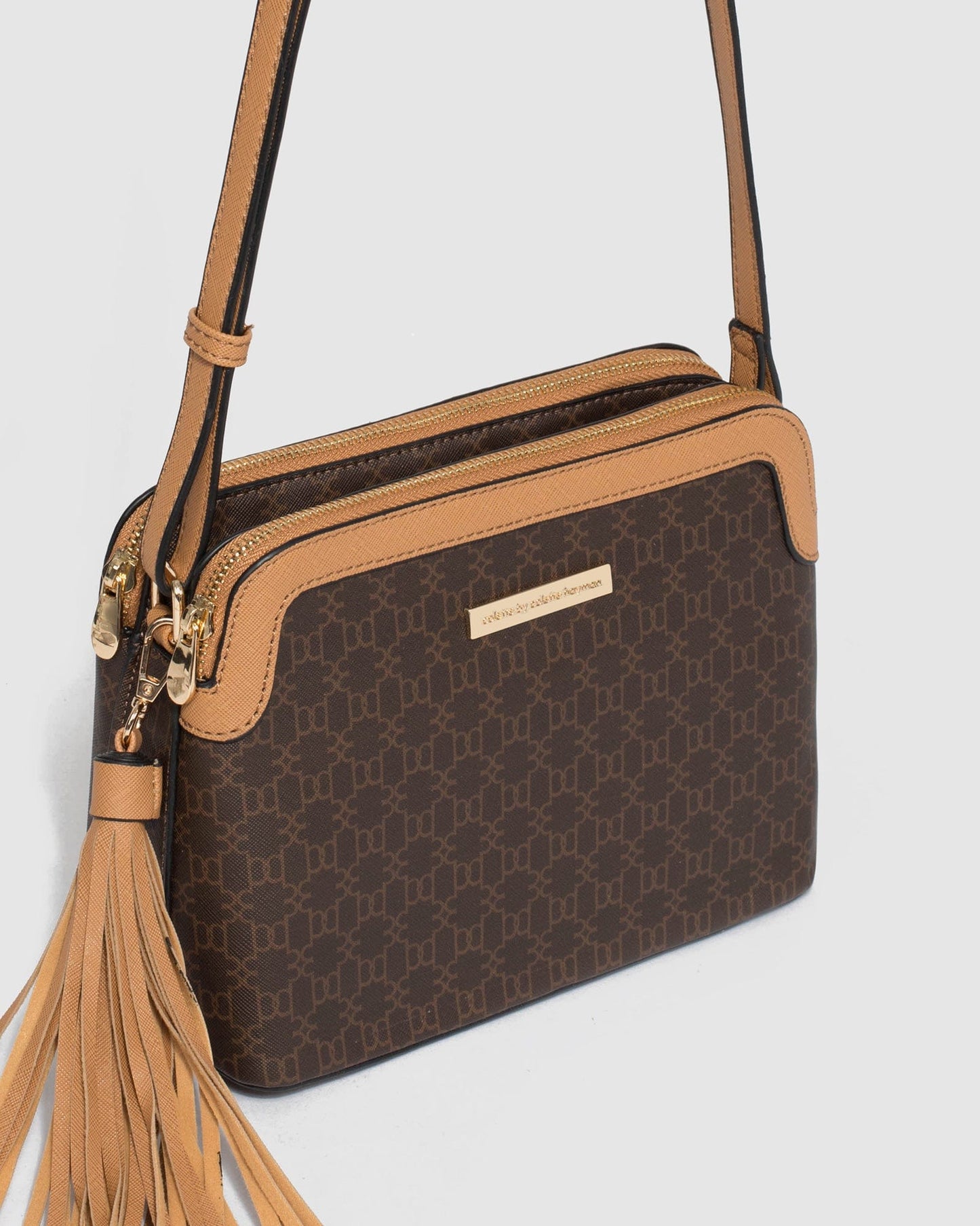 Colette by Colette Hayman Tassel Crossbody Bag (Monogram)