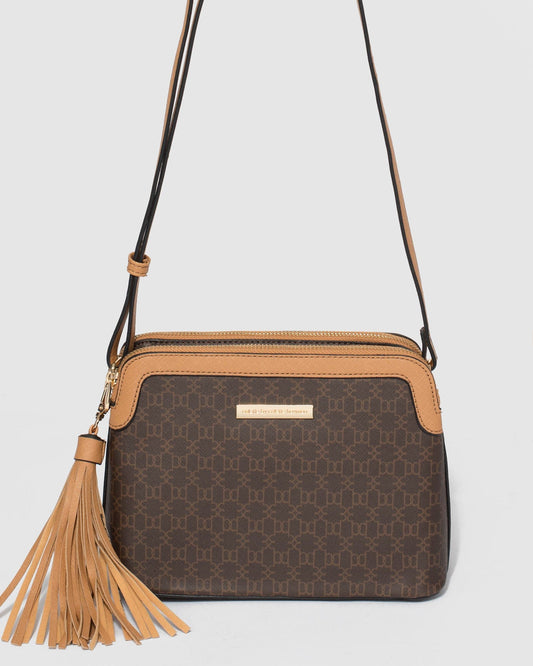 Colette by Colette Hayman Tassel Crossbody Bag (Monogram)