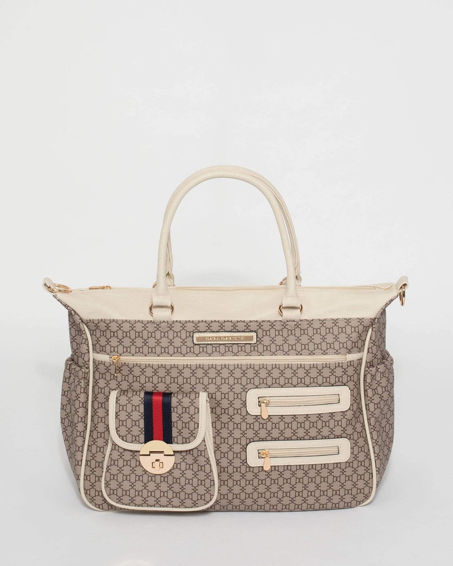 Colette by Colette Hayman Pocket And Zip Baby Bag (Monogram)