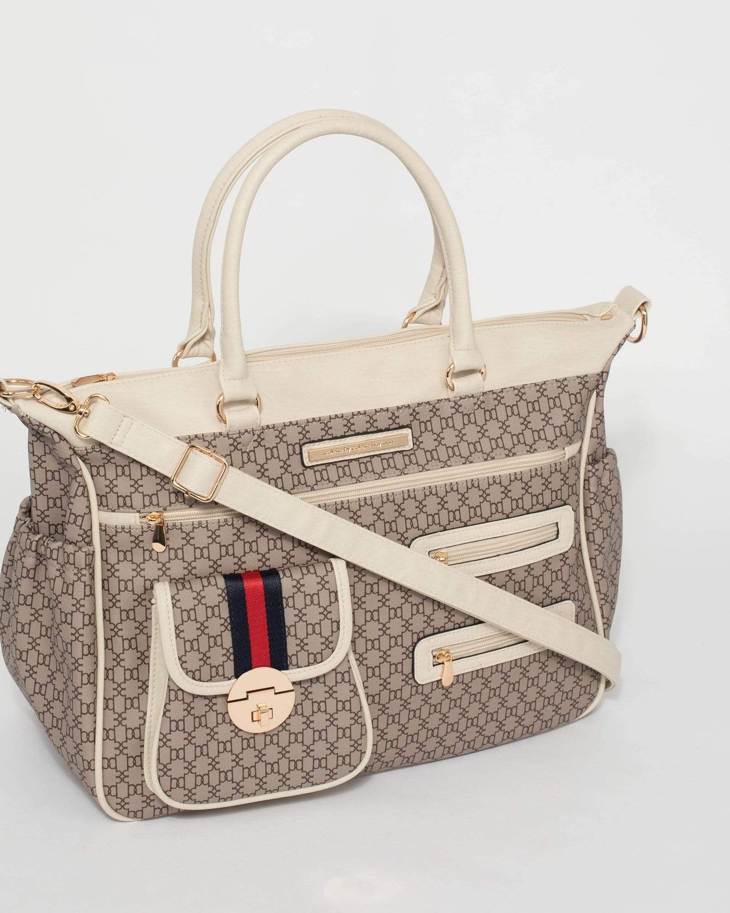 Colette by Colette Hayman Pocket And Zip Baby Bag (Monogram)