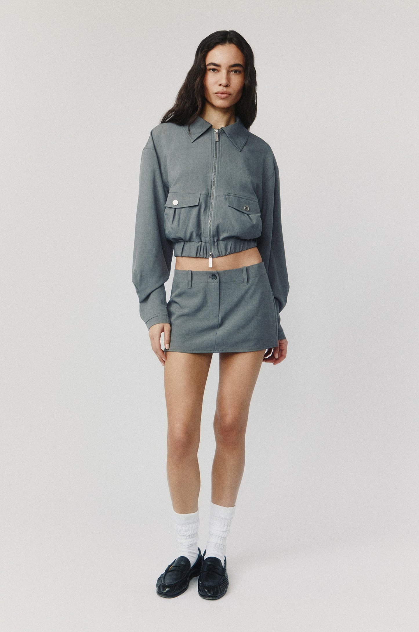 Monroe Skirt (Charcoal)