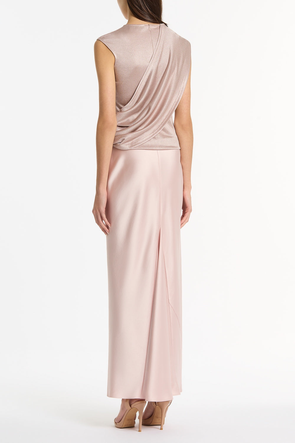 Carla Zampatti Mousse Jersey Twist Top (Pink)