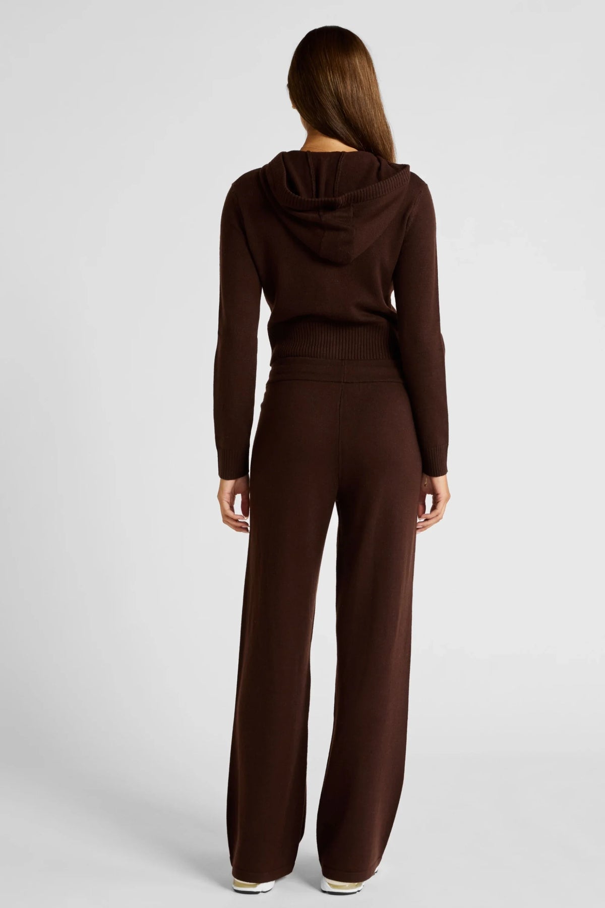 Wide Leg Knit Pant (Espresso)