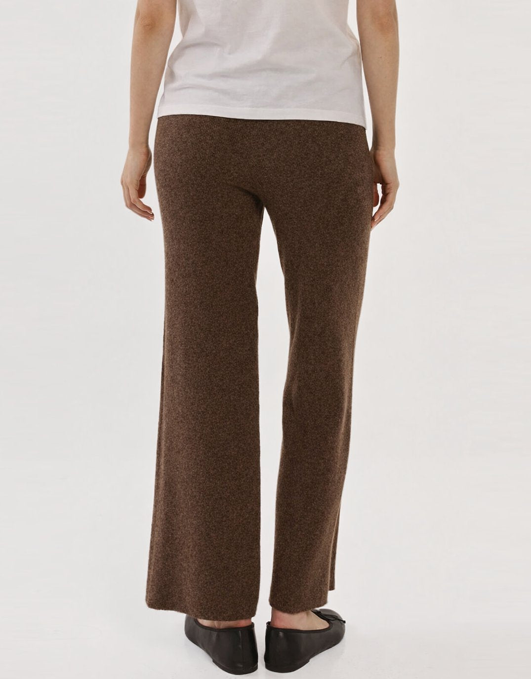 Betty Basics Nash Knit Pant (Espresso Brown)