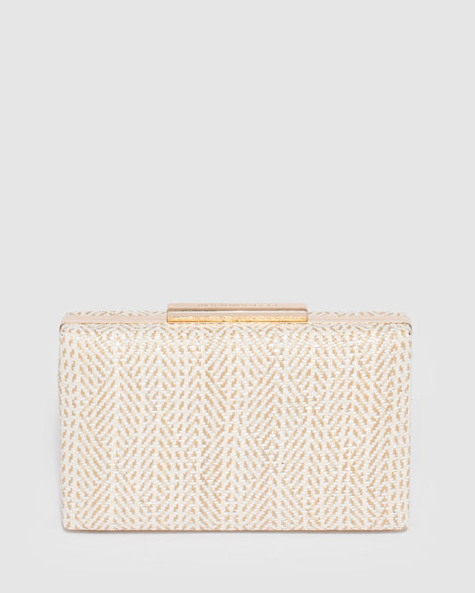 Colette Jaimi Clutch Bag (Natural)