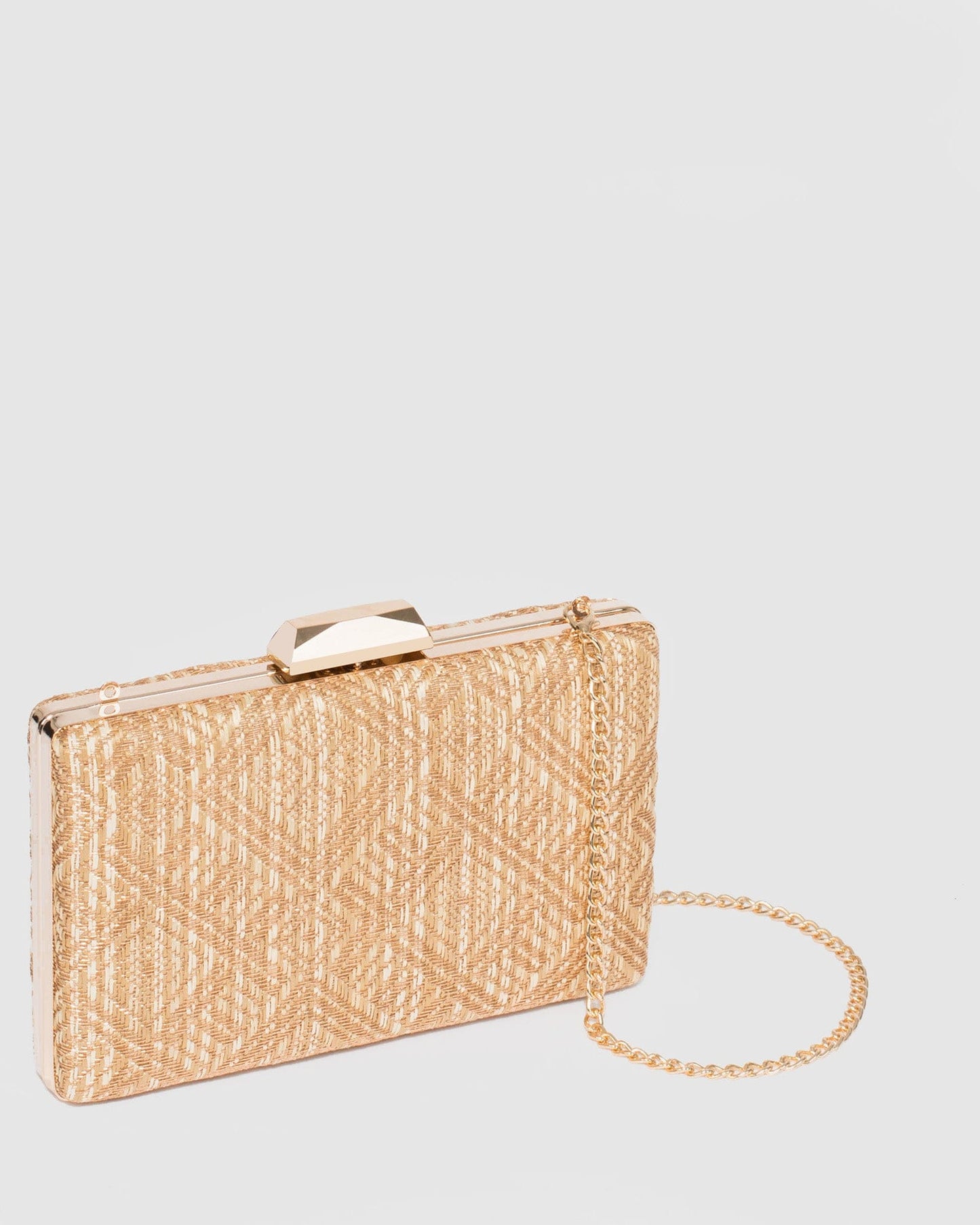 Colette by Colette Hayman Julia Hardcase Clutch Bag (Natural)