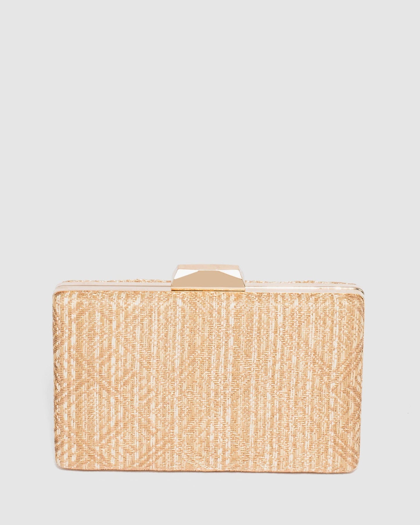 Colette by Colette Hayman Julia Hardcase Clutch Bag (Natural)