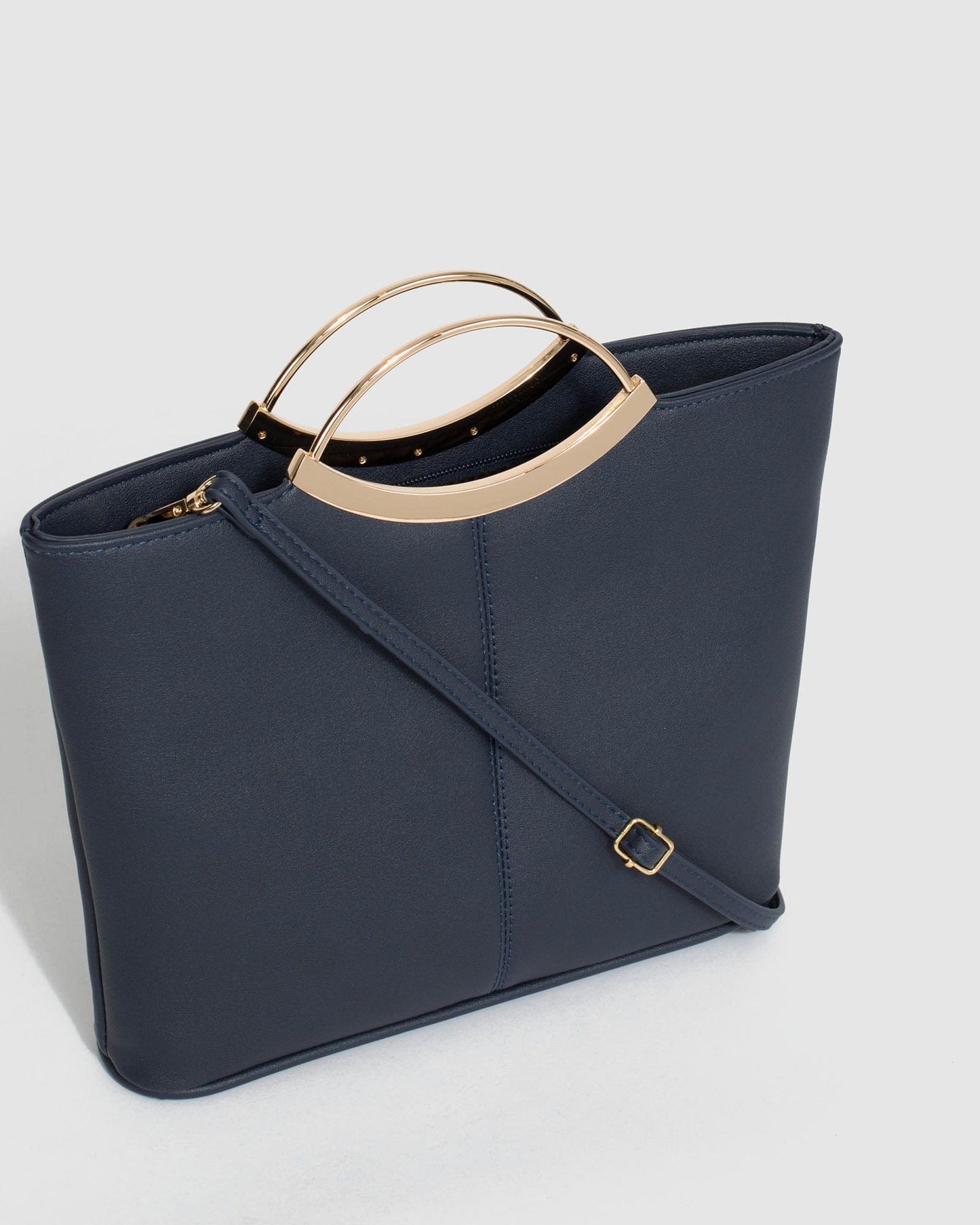 GROUP48 Navy Jessie Clutch Bag (Blue)