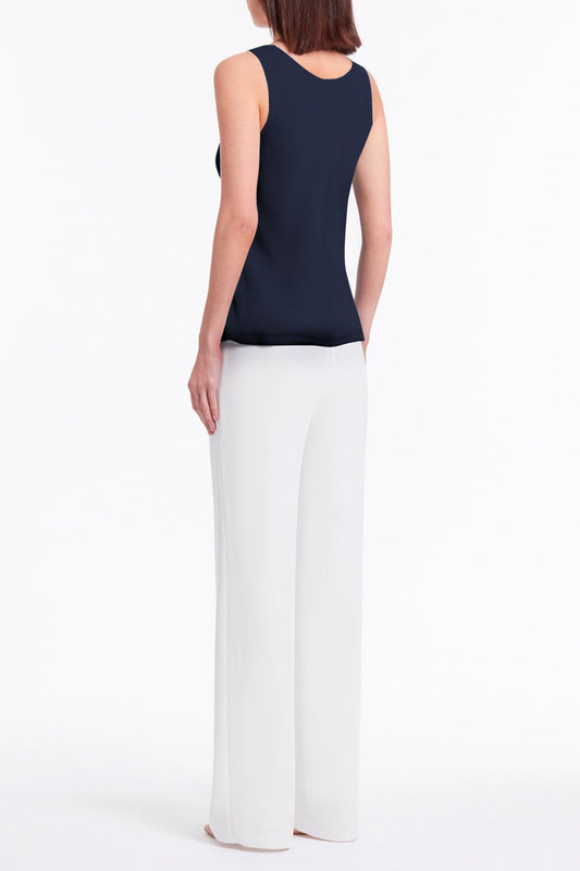 Carla Zampatti Georgette Scoop Cami (Navy)