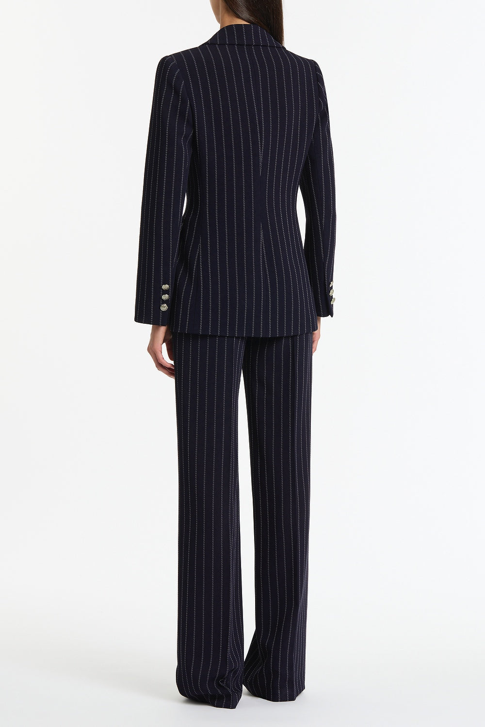 Carla Zampatti Pinstripe Jacket (Navy)