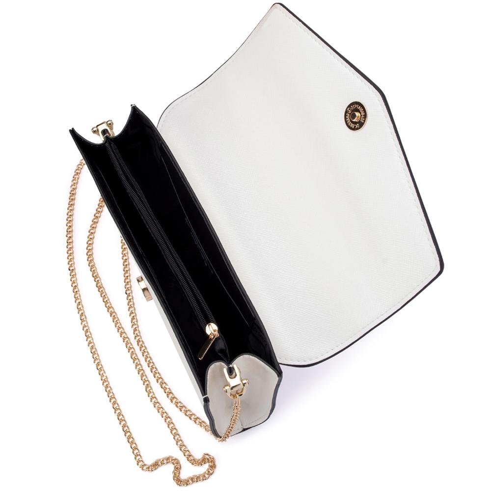 Olga Berg NIC Envelope Clutch (White)