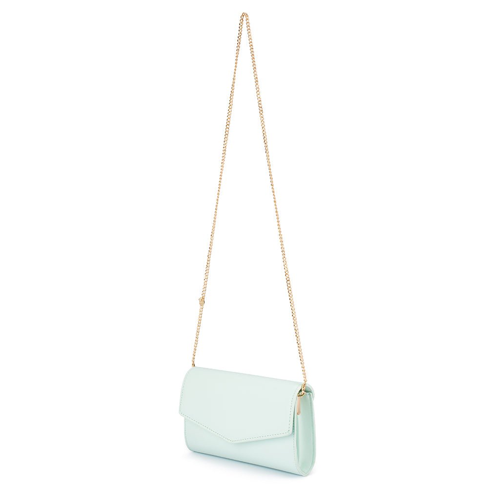 Image of Bags. Product name - NIC Envelope Clutch in Mint colour by brand - Olga Berg